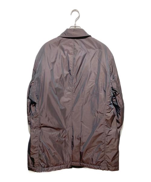 ARMANI COLLEZIONI（アルマーニ コレツィオーニ）ARMANI COLLEZIONI (アルマーニ コレツィオーニ) 中綿ステンカラーコート ブラウン サイズ:50の古着・服飾アイテム