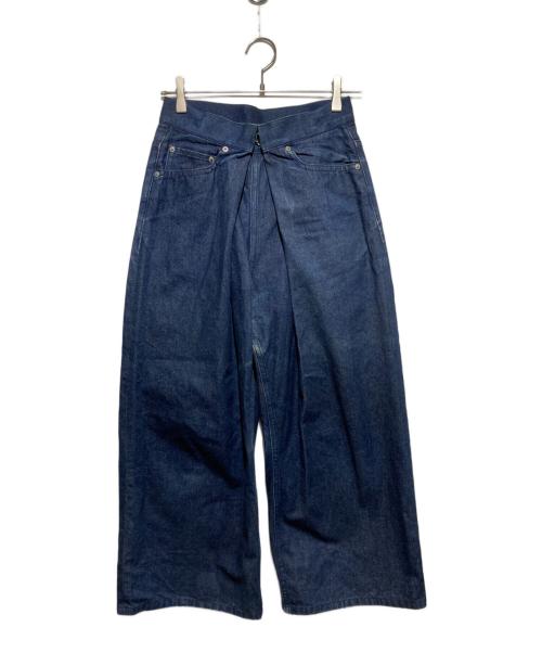 JOHN LAWRENCE SULLIVAN（ジョン ローレンス サリバン）JOHN LAWRENCE SULLIVAN (ジョン ローレンス サリバン) ワイドデニムパンツ インディゴ サイズ:6の古着・服飾アイテム