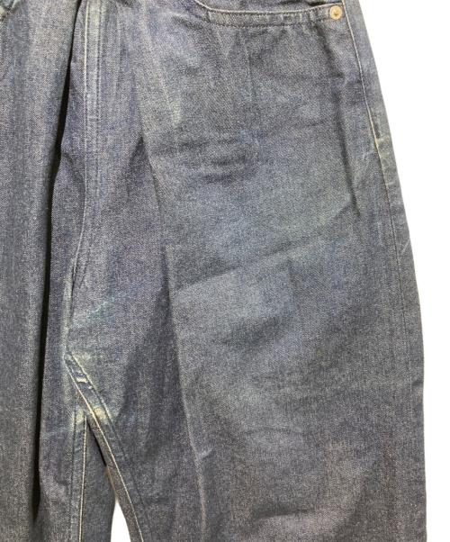 JOHN LAWRENCE SULLIVAN（ジョン ローレンス サリバン）JOHN LAWRENCE SULLIVAN (ジョン ローレンス サリバン) ワイドデニムパンツ インディゴ サイズ:6の古着・服飾アイテム