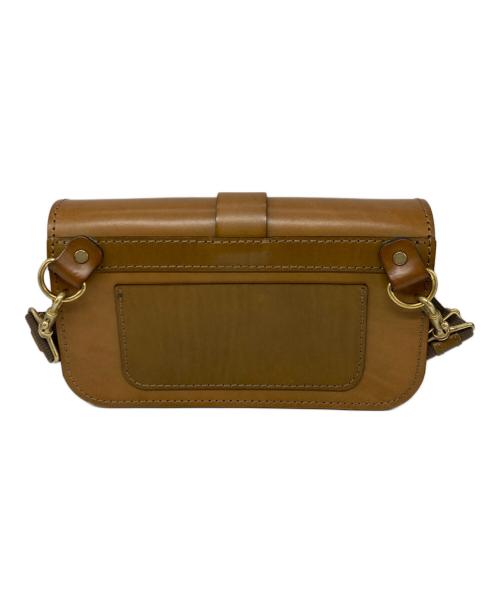 Herz（ヘルツ）Herz (ヘルツ) フラップショルダーバッグ ブラウンの古着・服飾アイテム