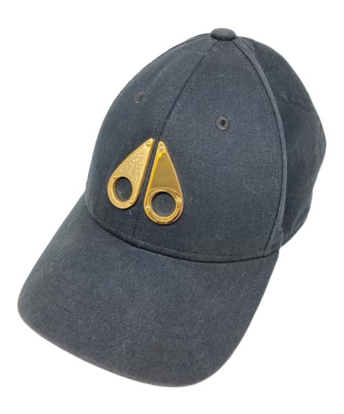 MOOSE KNUCKLES（ムース ナックルズ）moose knuckles (ムース ナックルズ) メタルロゴキャップ ブラックの古着・服飾アイテム