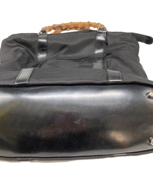 GUCCI（グッチ）GUCCI (グッチ) バンブートートバッグ ブラックの古着・服飾アイテム