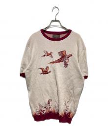 BEAMS PLUS（ビームスプラス）の古着「24ss  Knit Tee Jacquard」｜ベージュ