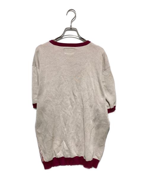 BEAMS PLUS（ビームスプラス）BEAMS PLUS (ビームスプラス) 24ss  Knit Tee Jacquard ベージュ サイズ:XLの古着・服飾アイテム