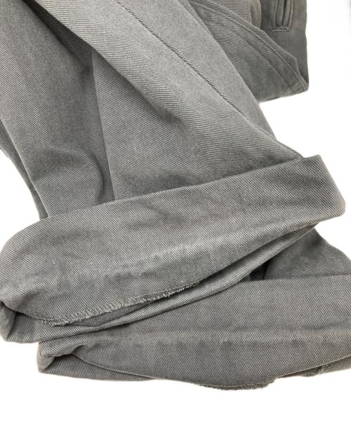 is-ness（イズネス）is-ness (イズネス) 24aw KERSEY STRAIGHT PANT グレー サイズ:Mの古着・服飾アイテム