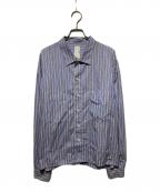 kaikoカイコー）の古着「OBLONG WORK SHIRT」｜ブルー