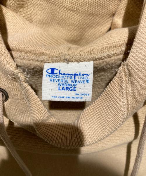 Champion（チャンピオン）Champion (チャンピオン) REVERSE WEAVEパーカー ベージュ サイズ:Ｌの古着・服飾アイテム
