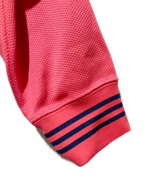 adidas（アディダス）adidas (アディダス) PIQUE クルーネックT ピンク サイズ:Mの古着・服飾アイテム