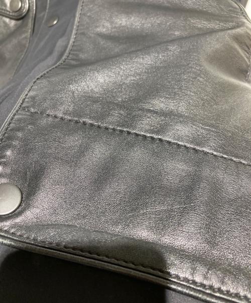 BELSTAFF BLACK LABEL（ベルスタッフ ブラック ラベル）BELSTAFF BLACK LABEL (ベルスタッフ ブラック ラベル) レザー切替ジャケット ブラック サイズ:-の古着・服飾アイテム