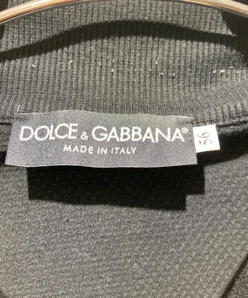 DOLCE & GABBANA（ドルチェ＆ガッバーナ）DOLCE & GABBANA (ドルチェ＆ガッバーナ) サイドラインジップ ブルゾン ブラック サイズ:56の古着・服飾アイテム