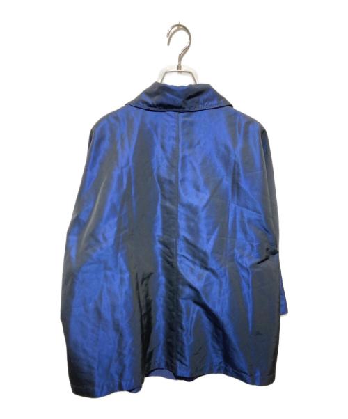 MaxMara RAINWEAR（マックスマーラ レインコート）MaxMara RAINWEAR (マックスマーラ レインコート) リバーシブルジャケット ブルー サイズ:38の古着・服飾アイテム