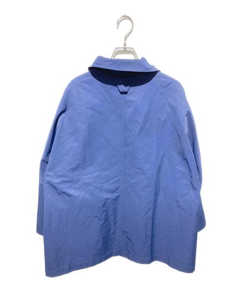 MaxMara RAINWEAR（マックスマーラ レインコート）MaxMara RAINWEAR (マックスマーラ レインコート) リバーシブルジャケット ブルー サイズ:38の古着・服飾アイテム