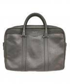 HUGO BOSSヒューゴ ボス）の古着「レザーブリーフケース」｜ブラック