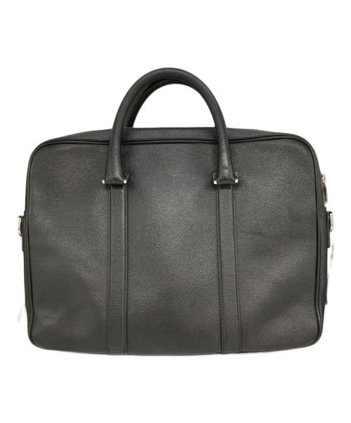 HUGO BOSS（ヒューゴ ボス）HUGO BOSS (ヒューゴ ボス) レザーブリーフケース ブラックの古着・服飾アイテム