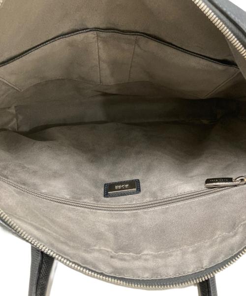 HUGO BOSS（ヒューゴ ボス）HUGO BOSS (ヒューゴ ボス) レザーブリーフケース ブラックの古着・服飾アイテム