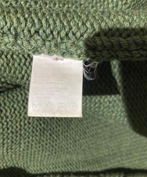 Y's（ワイズ）Y's (ワイズ) フーデッドウールケーブルカーディガン グリーン サイズ:不明の古着・服飾アイテム