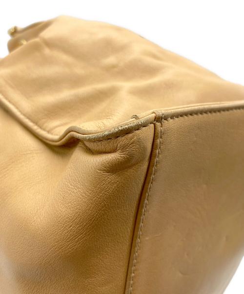 CHANEL（シャネル）CHANEL (シャネル) ココマーク巾着ショルダーバッグ ベージュの古着・服飾アイテム