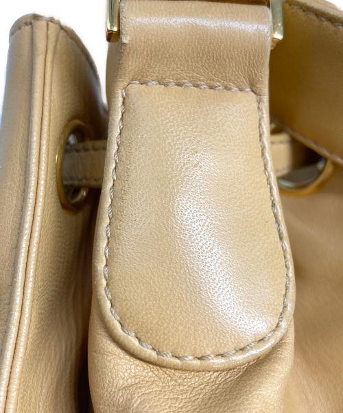 CHANEL（シャネル）CHANEL (シャネル) ココマーク巾着ショルダーバッグ ベージュの古着・服飾アイテム