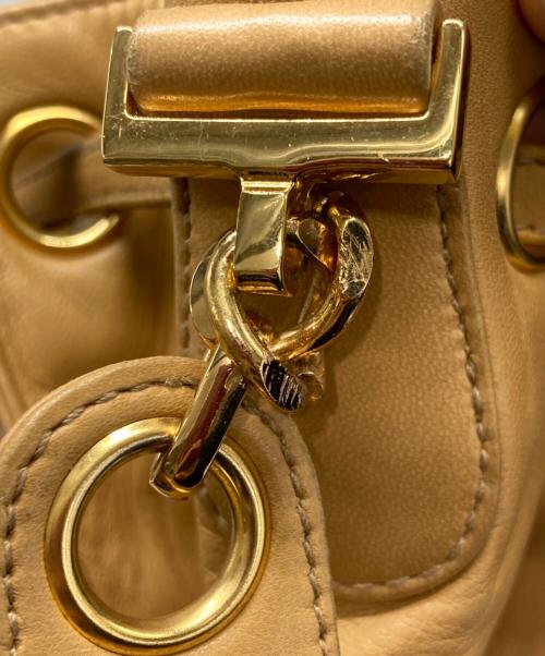 CHANEL（シャネル）CHANEL (シャネル) ココマーク巾着ショルダーバッグ ベージュの古着・服飾アイテム