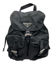 PRADA（プラダ）の古着「三角プレートミニナイロンリュック」｜ブラック