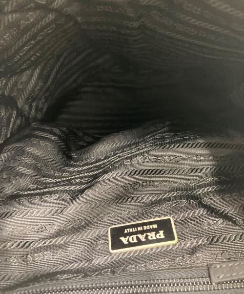PRADA（プラダ）PRADA (プラダ) 三角プレートミニナイロンリュック ブラックの古着・服飾アイテム