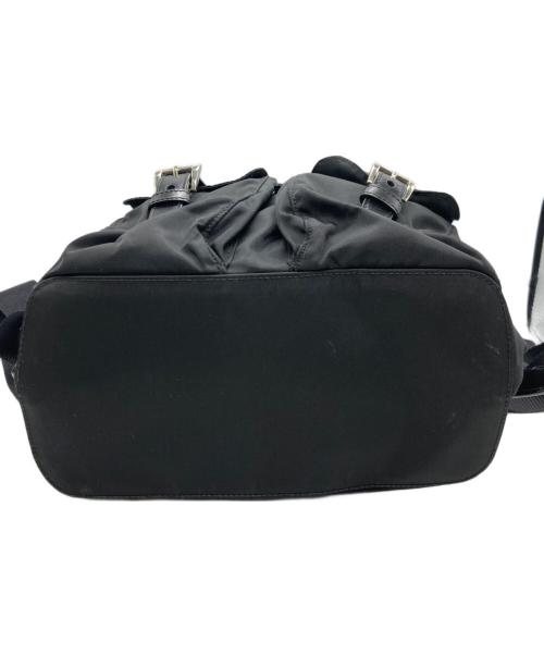 PRADA（プラダ）PRADA (プラダ) 三角プレートミニナイロンリュック ブラックの古着・服飾アイテム