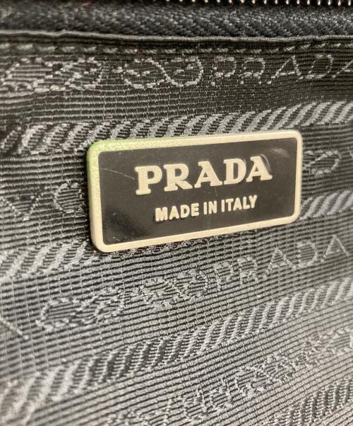 PRADA（プラダ）PRADA (プラダ) 三角プレートミニナイロンリュック ブラックの古着・服飾アイテム