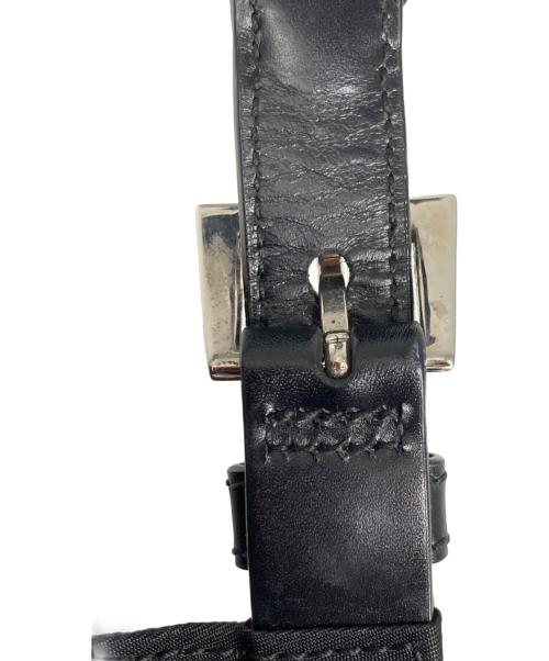 PRADA（プラダ）PRADA (プラダ) 三角プレートミニナイロンリュック ブラックの古着・服飾アイテム