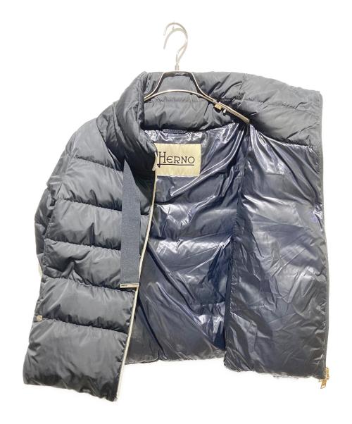 HERNO（ヘルノ）HERNO (ヘルノ) スタンドカラーダウンジャケット ブラック サイズ:44の古着・服飾アイテム