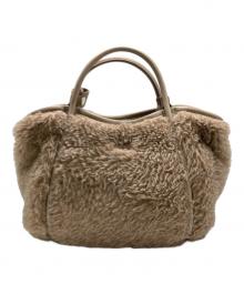 MaxMara（マックスマーラ）の古着「テディベア2wayバッグ」｜ベージュ