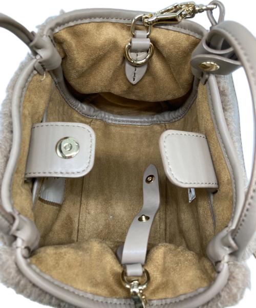 MaxMara（マックスマーラ）MaxMara (マックスマーラ) テディベア2wayバッグ ベージュの古着・服飾アイテム