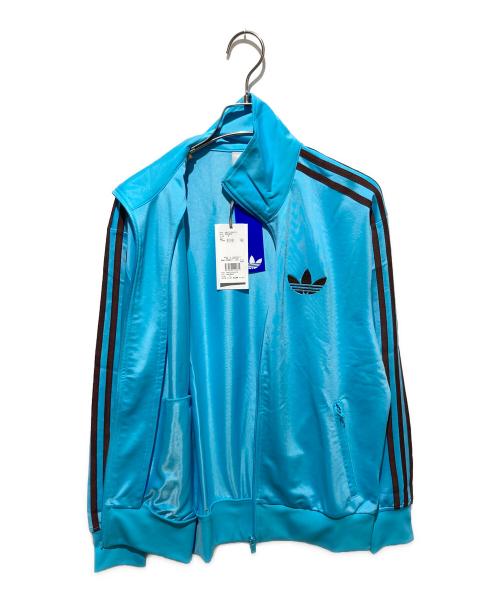 adidas（アディダス）adidas (アディダス) Snidel (スナイデル) 別注 クラシック ファイヤーバード ルーズ トラックトップ ブルー サイズ:M 未使用品の古着・服飾アイテム