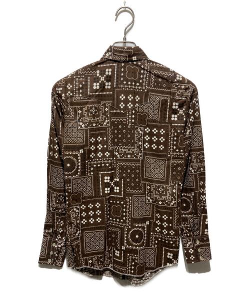 H BAR C（エイチバーシー）H BAR C (エイチバーシー) 70ｓウエスタンシャツ ブラウン サイズ:30の古着・服飾アイテム