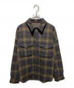 PENDLETONペンドルトン）の古着「ウールシャツジャケット」｜ブラウン