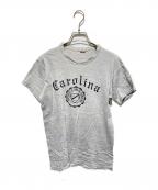 sports wear by collegiateスポーツウェア・バイ・カレッジエイト）の古着「60's カレッジプリントTシャツ」｜グレー