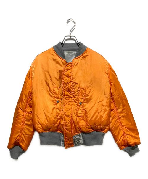 ALPHA INDUSTRIES（アルファインダストリーズ）ALPHA INDUSTRIES (アルファインダストリーズ) 90s USA製 MA-1 フライトジャケット シルバー サイズ:Lの古着・服飾アイテム