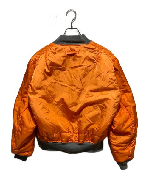 ALPHA INDUSTRIES（アルファインダストリーズ）ALPHA INDUSTRIES (アルファインダストリーズ) 90s USA製 MA-1 フライトジャケット シルバー サイズ:Lの古着・服飾アイテム