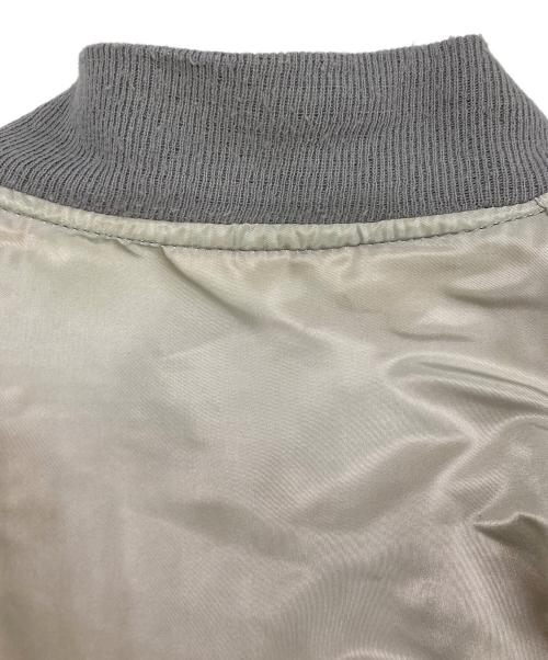 ALPHA INDUSTRIES（アルファインダストリーズ）ALPHA INDUSTRIES (アルファインダストリーズ) 90s USA製 MA-1 フライトジャケット シルバー サイズ:Lの古着・服飾アイテム