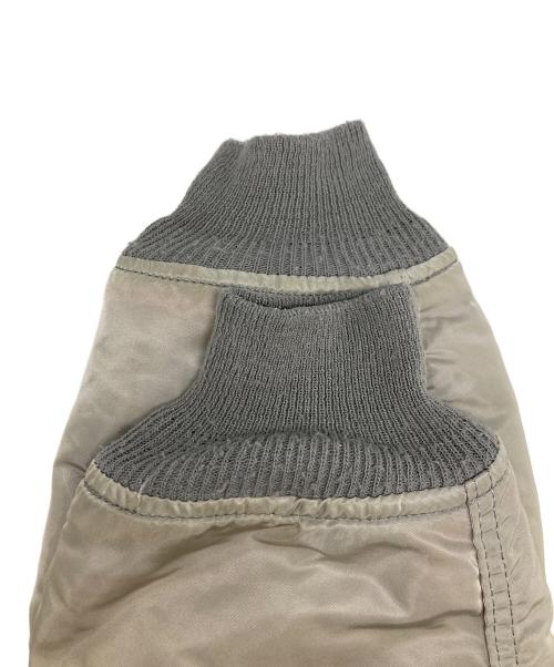 ALPHA INDUSTRIES（アルファインダストリーズ）ALPHA INDUSTRIES (アルファインダストリーズ) 90s USA製 MA-1 フライトジャケット シルバー サイズ:Lの古着・服飾アイテム