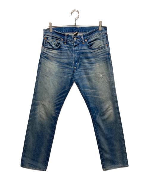 RRL（ダブルアールエル）RRL (ダブルアールエル) USA製 赤耳 ボタンフライデニムパンツ インディゴ サイズ:32×30の古着・服飾アイテム