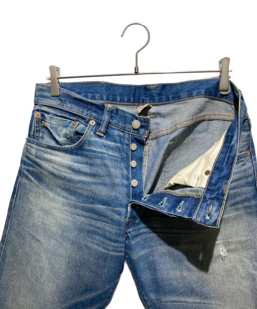 RRL（ダブルアールエル）RRL (ダブルアールエル) USA製 赤耳 ボタンフライデニムパンツ インディゴ サイズ:32×30の古着・服飾アイテム