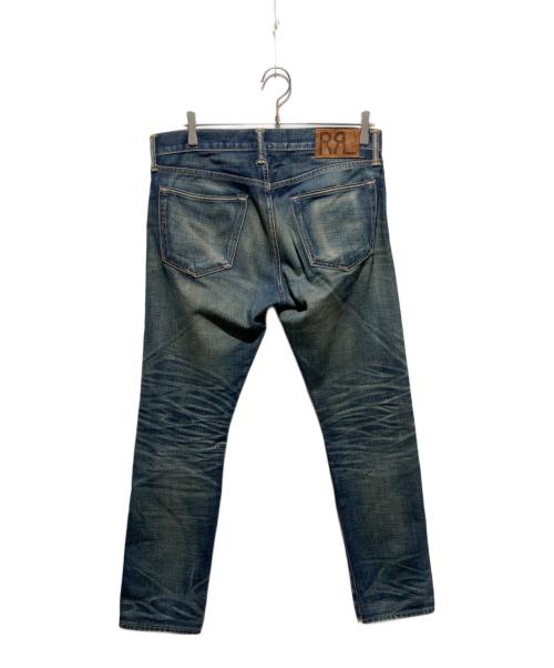 RRL（ダブルアールエル）RRL (ダブルアールエル) USA製 SLIM FIT ボタンフライデニムパンツ インディゴ サイズ:W32の古着・服飾アイテム