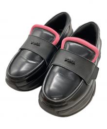 PUMA（プーマ）の古着「LOAFYR INT WMNS/ローファースニーカー」｜ブラック