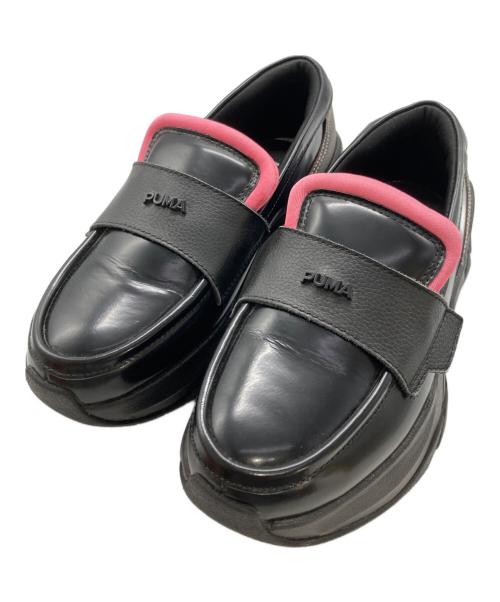 PUMA（プーマ）PUMA (プーマ) LOAFYR INT WMNS/ローファースニーカー ブラック サイズ:22cmの古着・服飾アイテム