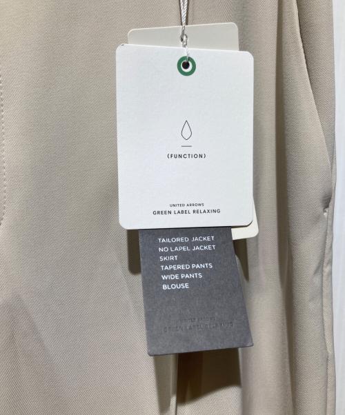 U.A. GreenLabelRelaxing（ユナイテッドアローズグリーンレーベル リラクシング）U.A. GreenLabelRelaxing (ユナイテッドアローズグリーンレーベル リラクシング) サラフール ワイド パンツ ベージュ サイズ:38 未使用品の古着・服飾アイテム