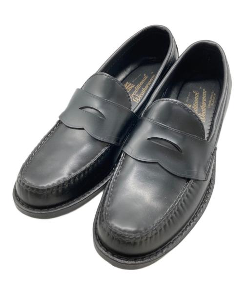 Traditional Weatherwear（トラディショナルウェザーウェア）Traditional Weatherwear (トラディショナルウェザーウェア) ローファー ブラック サイズ:36の古着・服飾アイテム