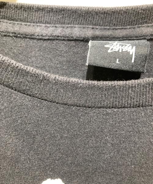stussy（ステューシー）stussy (ステューシー) プリントTシャツ ブラック サイズ:Ｌの古着・服飾アイテム