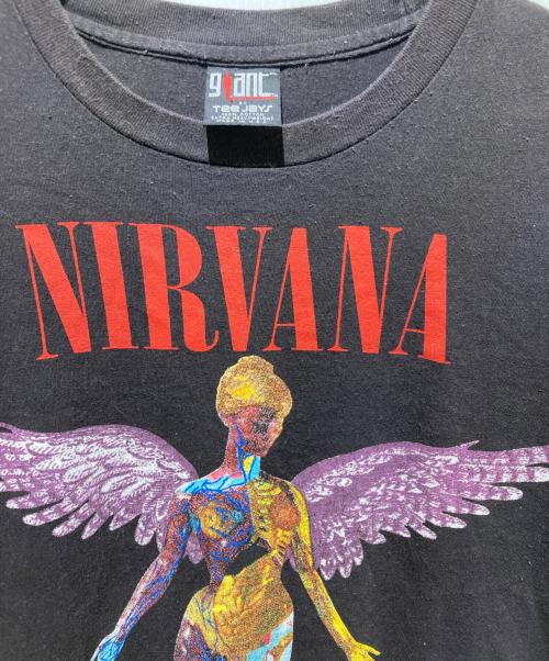 giant（ジャイアント）giant (ジャイアント) 90s ヴィンテージバンドTシャツ IN UTERO ブラック サイズ:XLの古着・服飾アイテム