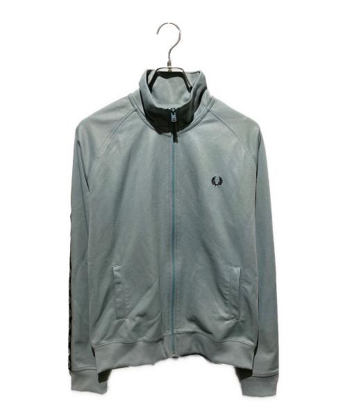 FRED PERRY（フレッドペリー）FRED PERRY (フレッドペリー) トラックジャケット/ CONTRAST TAPE TRACK JACKET グリーン サイズ:Lの古着・服飾アイテム