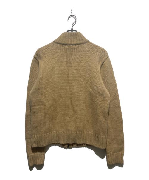 POLO RALPH LAUREN（ポロ・ラルフローレン）POLO RALPH LAUREN (ポロ・ラルフローレン) ポニー無し ドライバーズニット ベージュ サイズ:3Lの古着・服飾アイテム